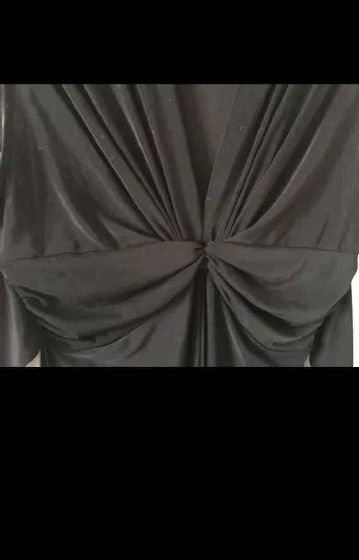 Robe noire de fête à strass - photo numéro 3