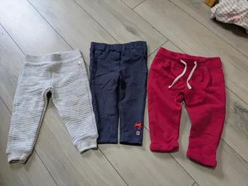 Lot 3 pantalons fille 18-24 mois tissaia obaidi