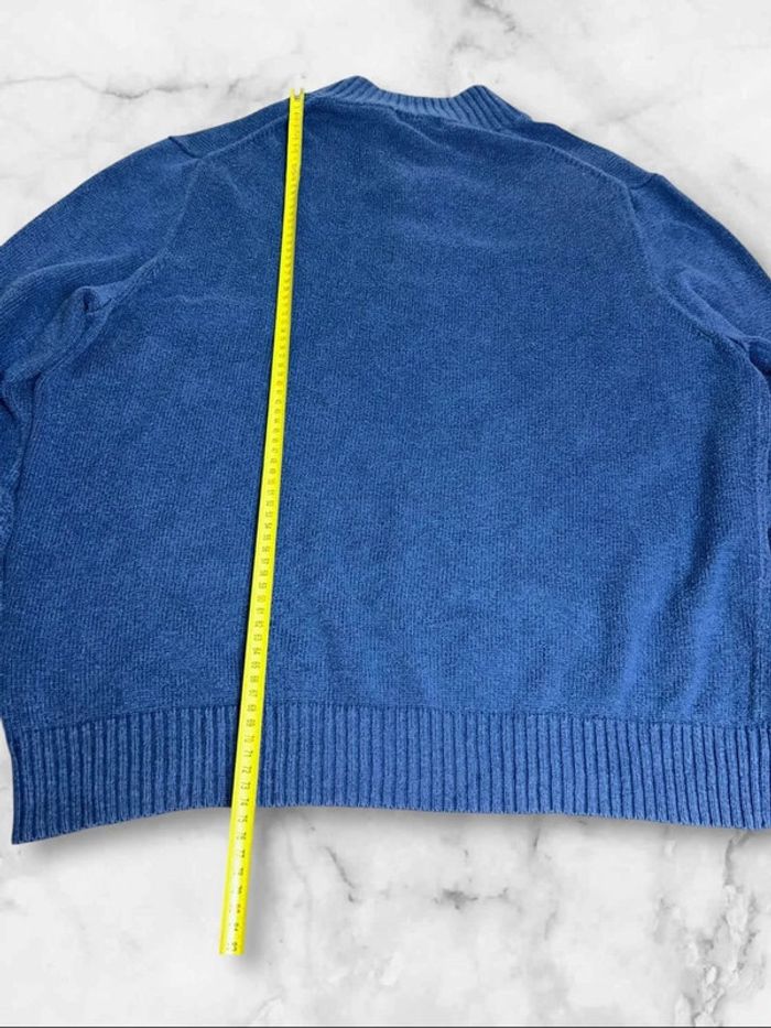 Pull col camionneur Ralph Lauren Polo 100% Coton Bleu XXL Vintage - photo numéro 14