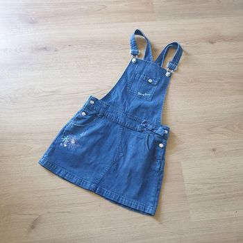 🩷 Robe salopette en jeans 7/8 ans Disney #emyfleury_8ansfille