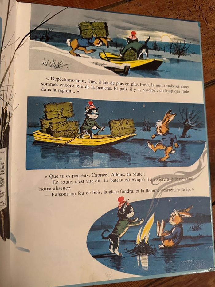 Pierre Probst Caroline - livre ancien Fanfan et le dernier loup grands albums Hachette - photo numéro 4