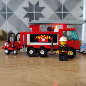 Lego : Set Legoland 6480 - Le camion de pompiers 