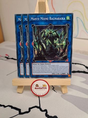 Playset 3x Mante Moine Ragnaraika Yu-Gi-Oh! Héritage de la Destruction FR LEDE