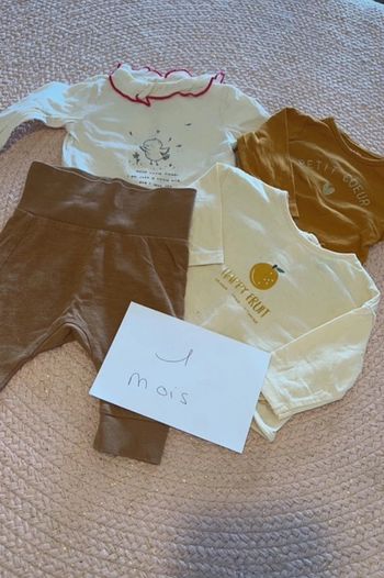 Lot de vêtement 1 mois