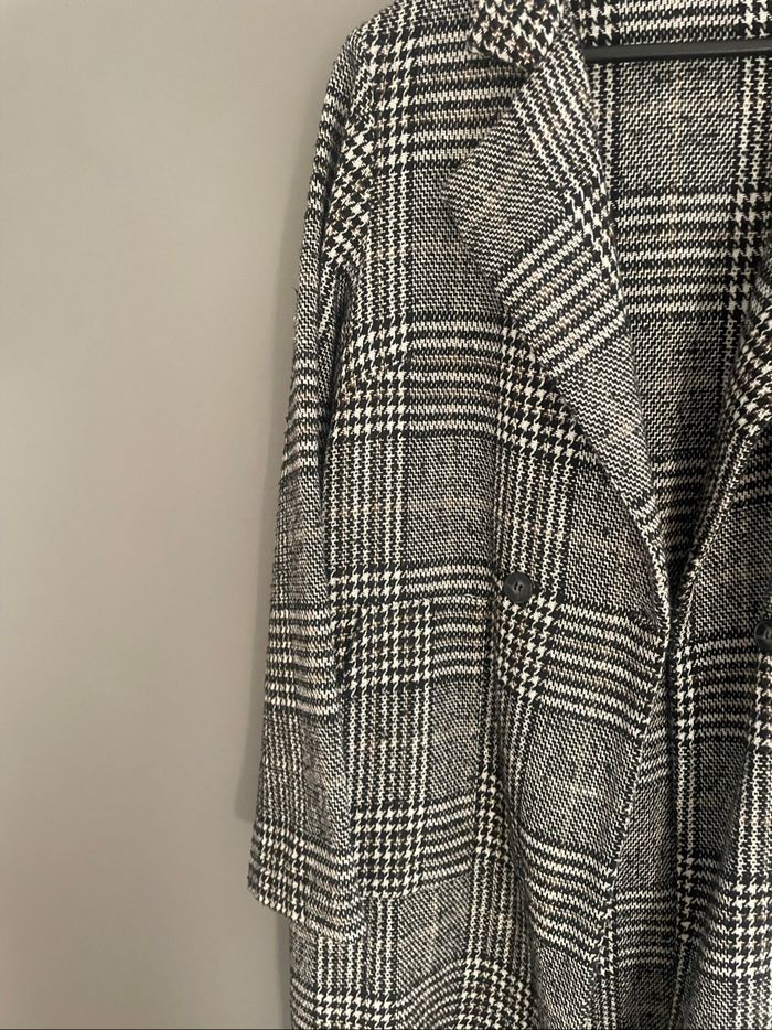 trench long à carreaux - photo numéro 2