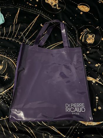 Sac cabas en vinyle violet Pierre Rigaud