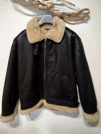 Blouson bombardier cuir