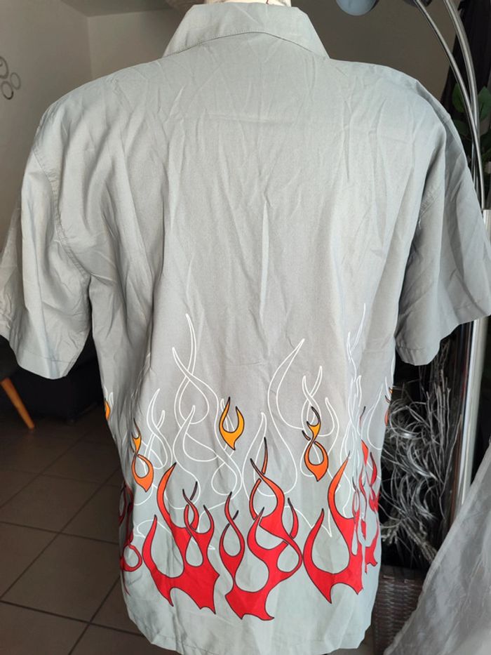 Chemise vintage flamme - photo numéro 2