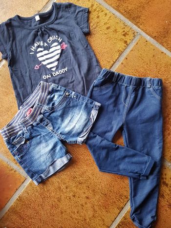 Ensemble 3 pièces été fille 3ans