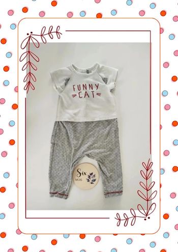 Combi pantalon 6 mois