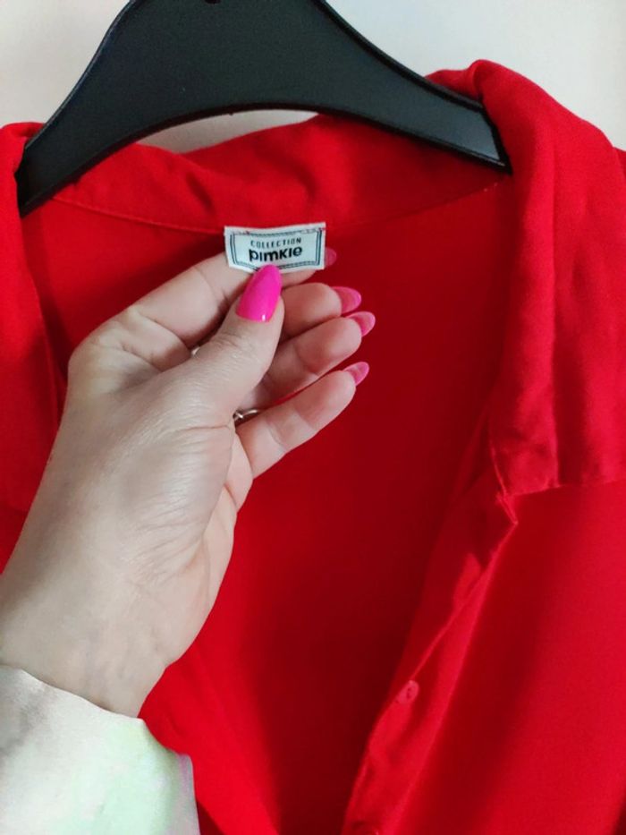 Robe manche courte avec ceinture - photo numéro 2