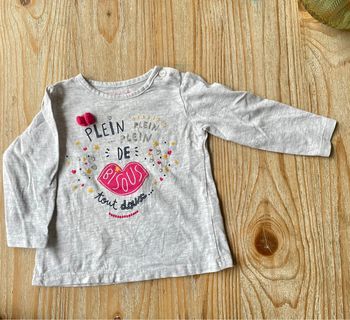 Tee-shirt fille 12 mois