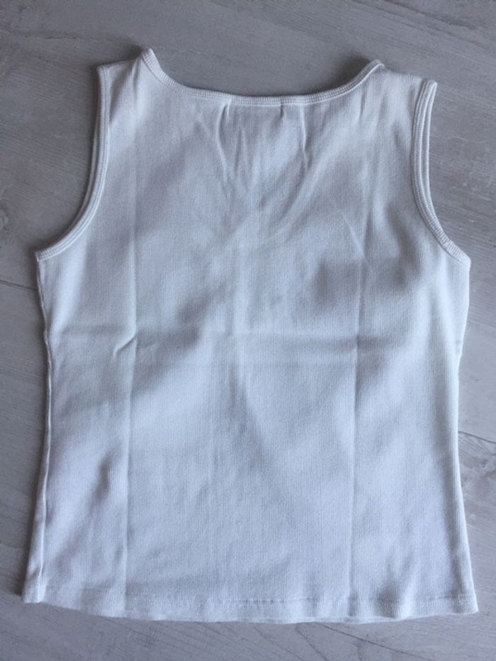 448-Haut blanc T3-38/40 M/L NEUF - photo numéro 5