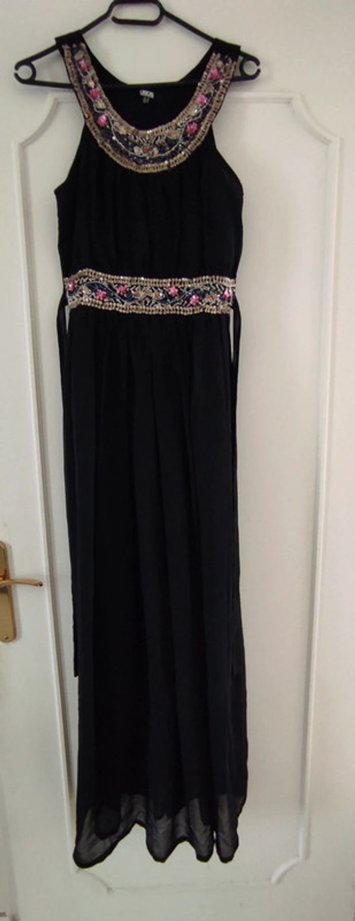 Robe longue Asos noir taille M - photo numéro 2