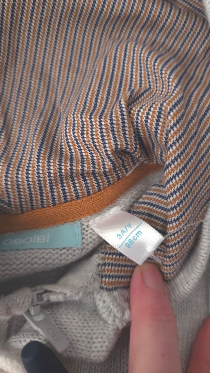 neuf (non porté) 🏷💙🤩superbe veste/gilet zippée 3 ans garçon 💙🥰🤩(ferme) - photo numéro 6