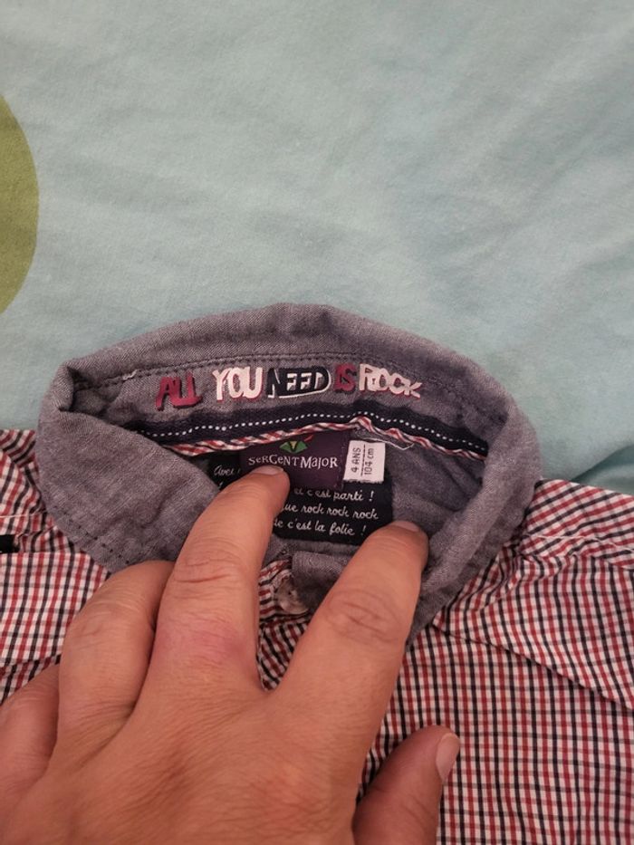 Chemise 4 ans sergent major - photo numéro 2