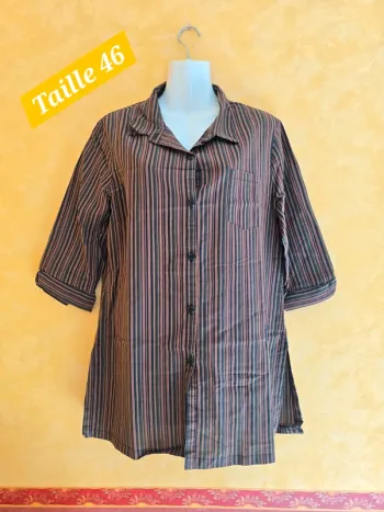 Chemise manche courte Taille 46 "Renatto Bene"