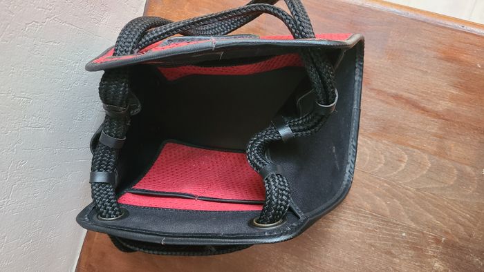 Sac à mains style "marseille" rouge - photo numéro 3