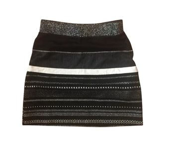 Jupe à paillettes noire Desigual femme 38