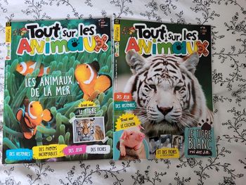 Lot 2 numéros de Tout sur les animaux (5-8 ans )