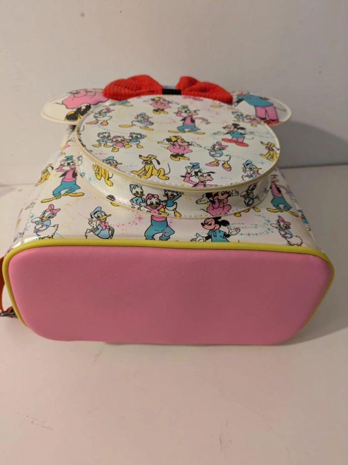 Sac à dos Loungefly Mickey Minnie 100 ans avec ears - photo numéro 5