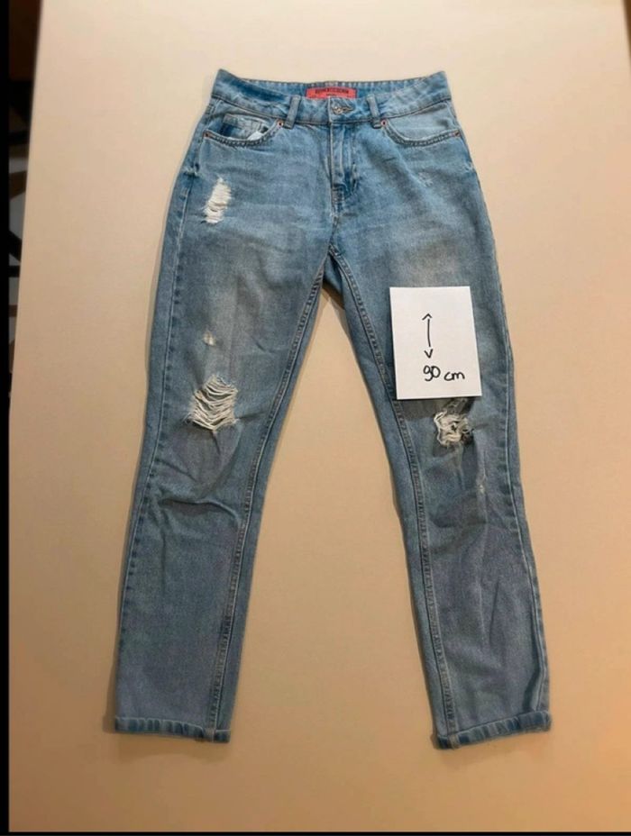 Jean’s “Jennyfer” bleu, taille XXS/32 (H*1) - photo numéro 2