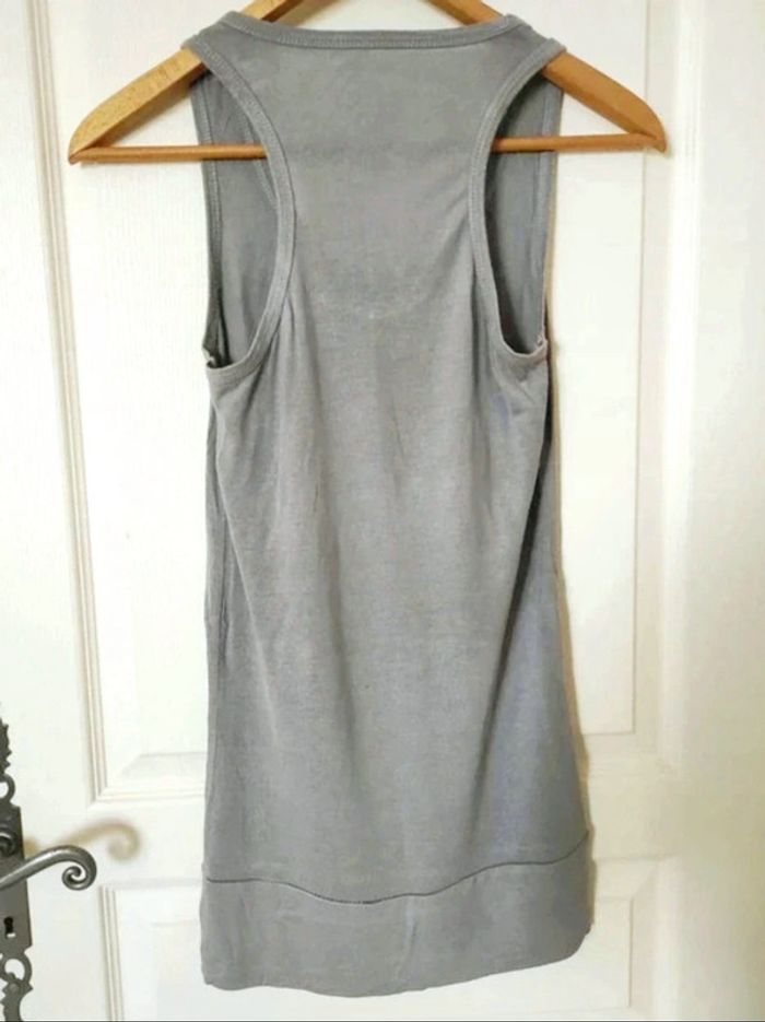 Débardeur long gris - photo numéro 2