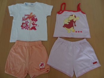 Lot vêtements été  Disney T 2ans