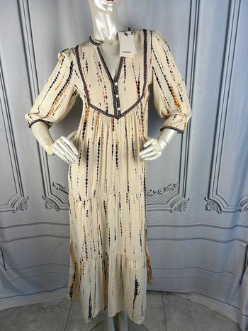 Robe longue Ba&sh crème T1 / S neuve