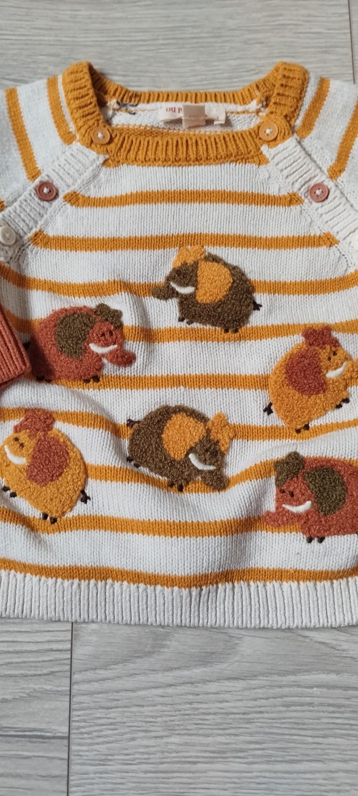 Pull garçon 12 mois du pareil au même - photo numéro 4
