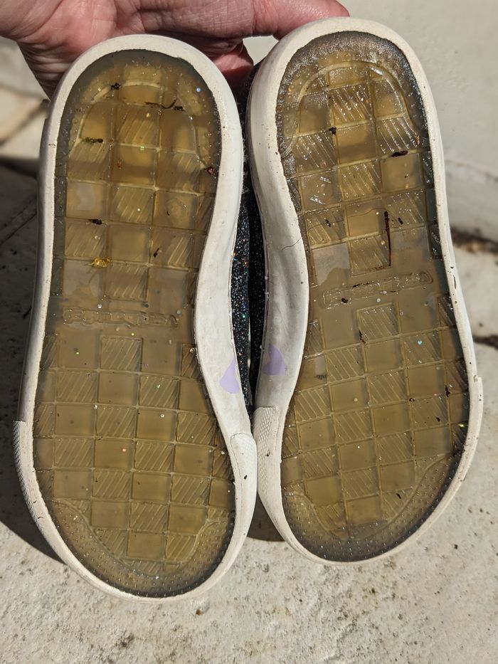 Chaussures fille paillettes vertbaudet taille 28 - photo numéro 5