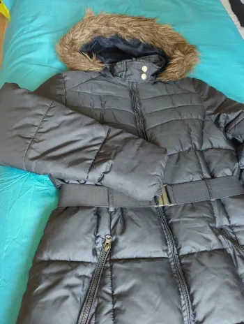 Blouson long fille