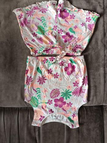 Ensemble fille 8 ans short et débardeur inextenso