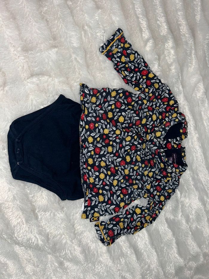 Body manche longue fleurie - photo numéro 2