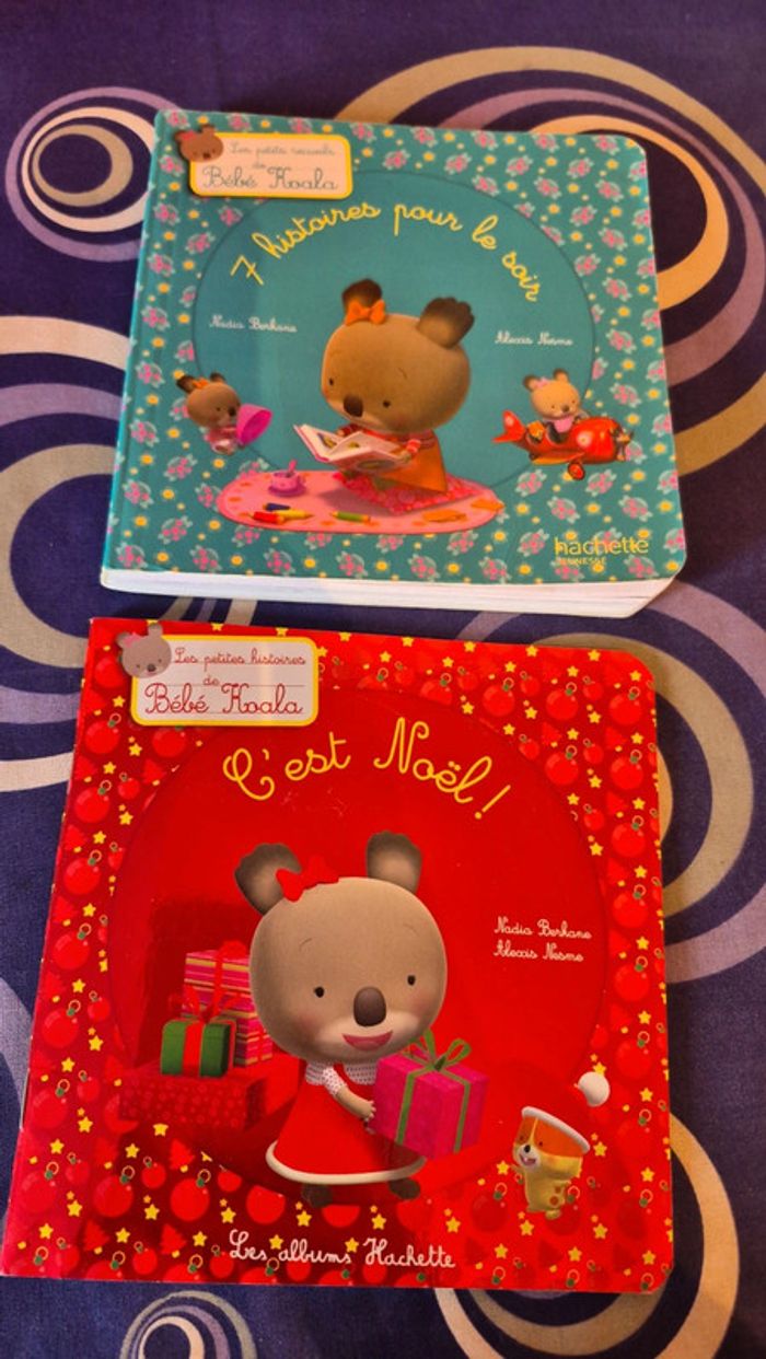 Lot 2 livres bébé koala
