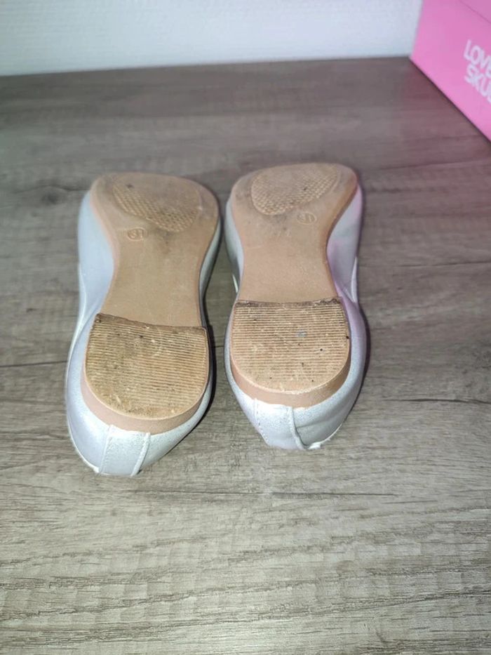 Ballerines grises brillantes, argentées Lovely skull pointure 31 - photo numéro 5