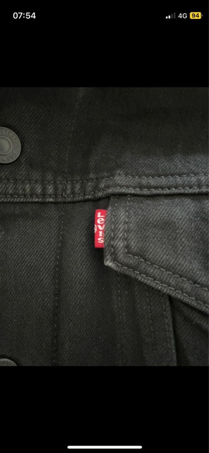 Veste trucker sherpa relaxed taille M Levi’s - photo numéro 6