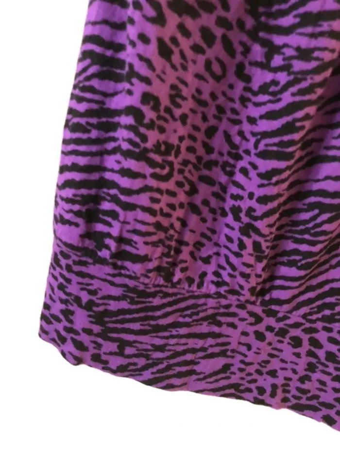 Robe/tunique léopard violette C&A t.16 ans - photo numéro 3