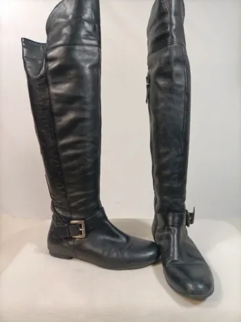 Cuissardes sans talon 37 femme - bottes hautes plates