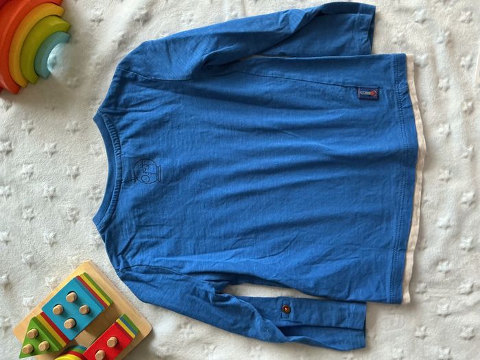 teeshirt manches longues bleu dessin poitrine 3 ans sergent major - photo numéro 10