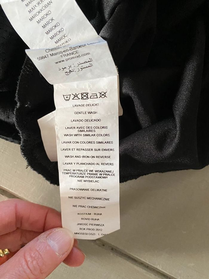 Robe Promod taille 36 noire avec sequins taille 36 - photo numéro 19