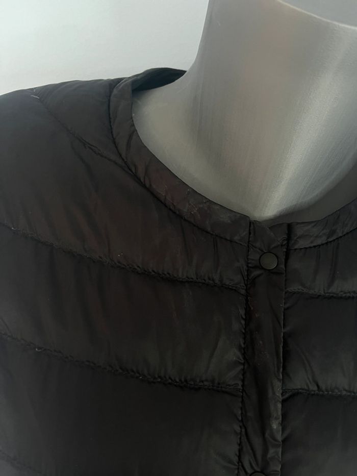 Veste noire Uniqlo taille L - Boutons pressions - photo numéro 2