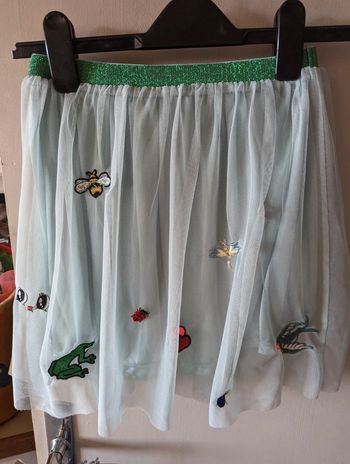 Jupe tutu avec animaux brodés