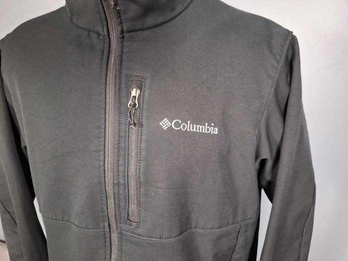 Veste columbia mi saison – homme noir - brodé - taille L (508) - photo numéro 3