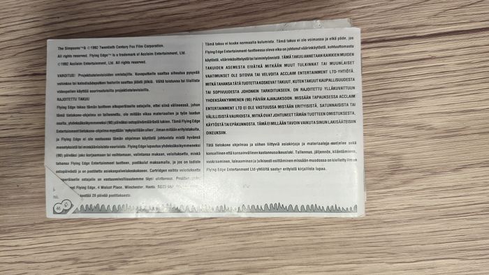 Simpsons Bart vs the Space mutants Sega mega drive - photo numéro 5