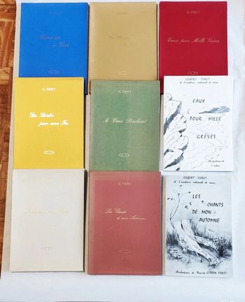 Lot de livres poésie