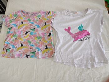 Lot 2 t-shirts 6 ans