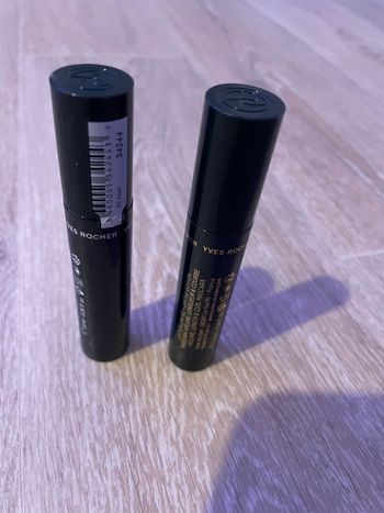 2 mascaras volume 7,8 ml yves rocher noir intense métamorphose neuf.