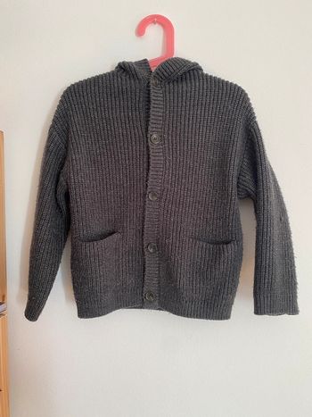 Gilet maille gris zara 3/4 ans