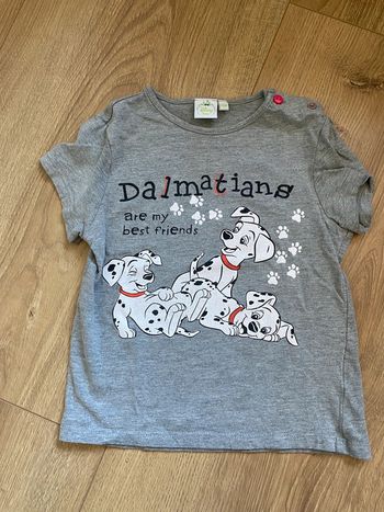 T-shirt manches courtes Disney dalmatiens